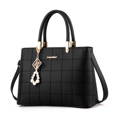 Elegant Quilted PU Leather Tote Bag