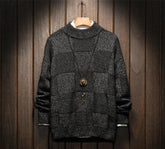 Cozy Textured Knit Turtleneck Sweater