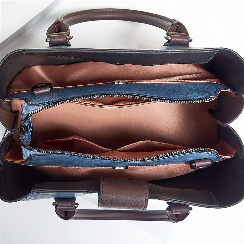 Chic and Functional PU Leather Tote Bag