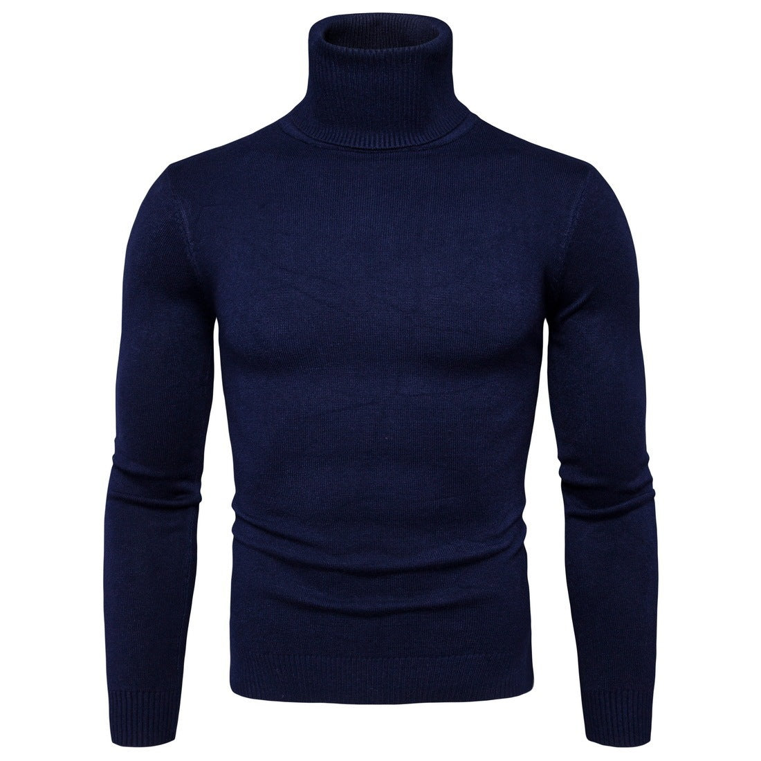 Classic Ribbed Turtleneck Sweater
