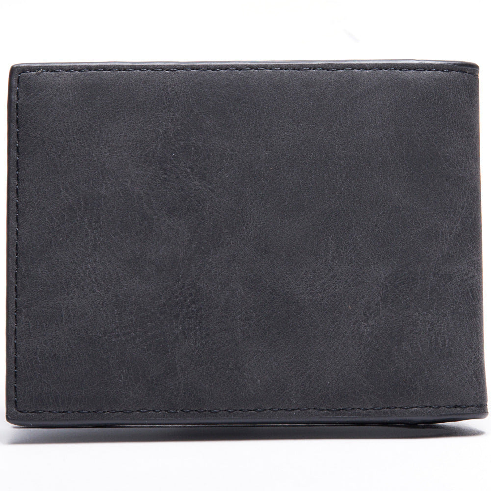 Fashion Wallet - Vintage Leather Bifold Wallet with Pocket