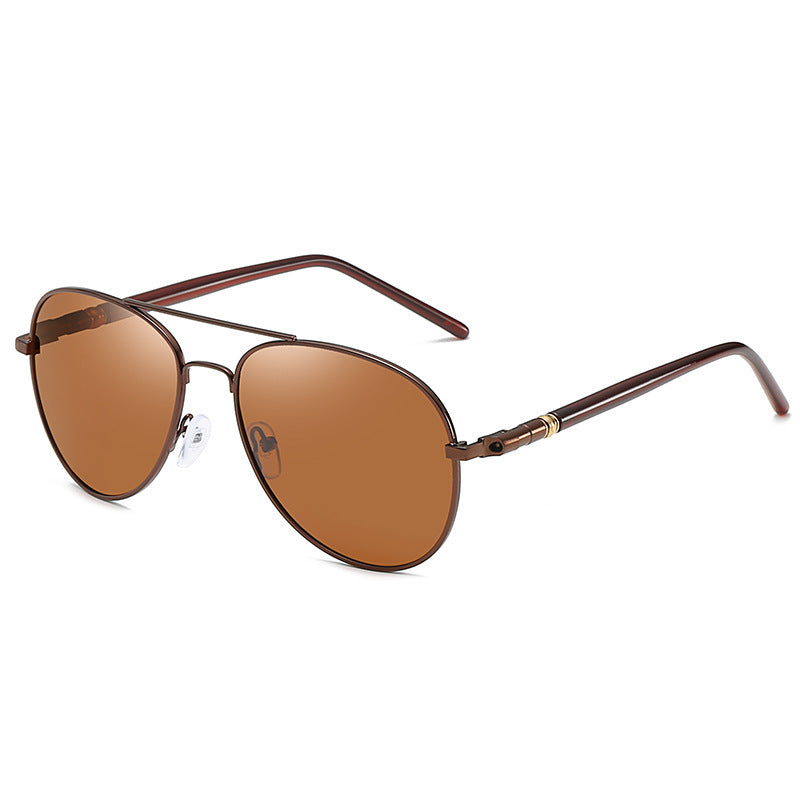 Timeless  Metal Aviator Sunglasses with Mirrored Lenses