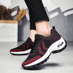 Women's Vibrant Speckled Knit Sneakers: Stylish Athletic Footwear