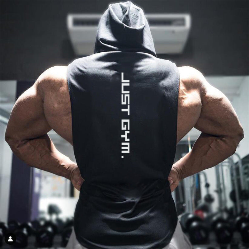 High-Performance Sleeveless Hooded Workout Tank