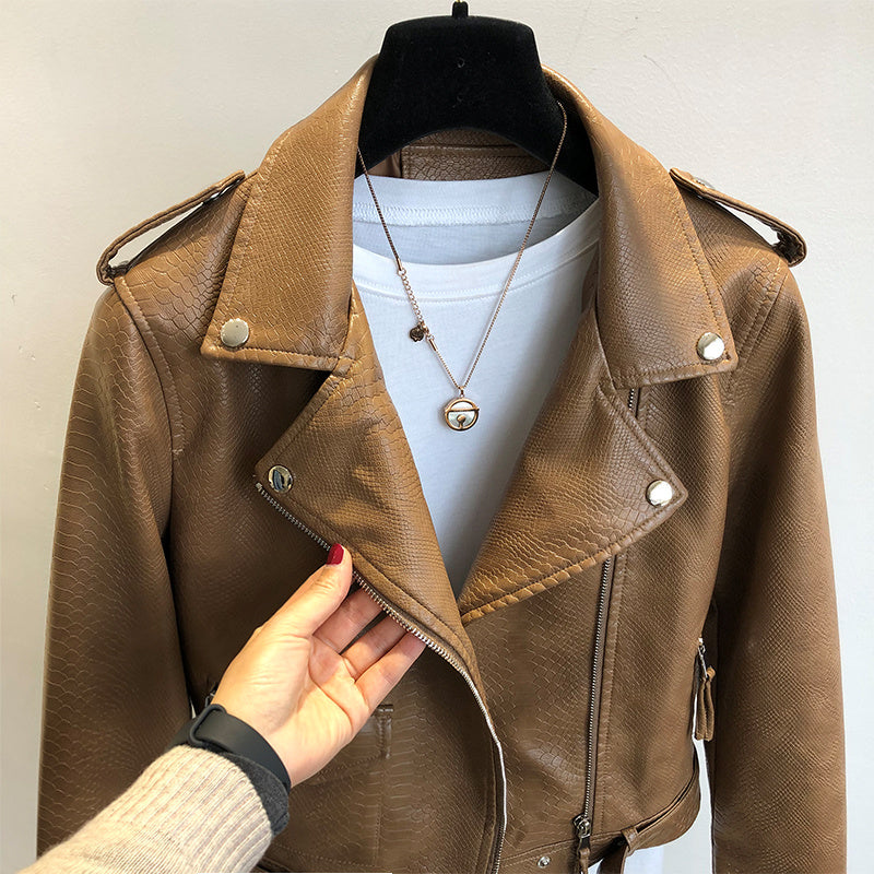 Women's Classic Leather Moto Jackets: Elevate Your Style