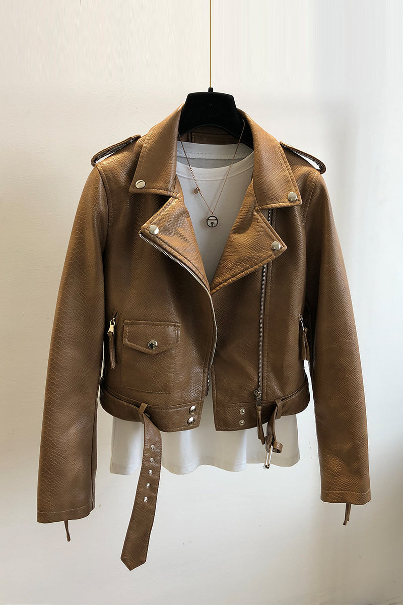 Women's Classic Leather Moto Jackets: Elevate Your Style