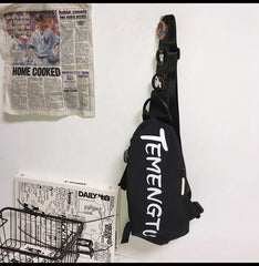 Trendy Branded Sling Bag with Plush Toy Accent