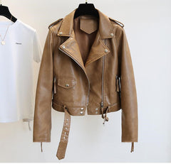 Women's Classic Leather Moto Jackets: Elevate Your Style