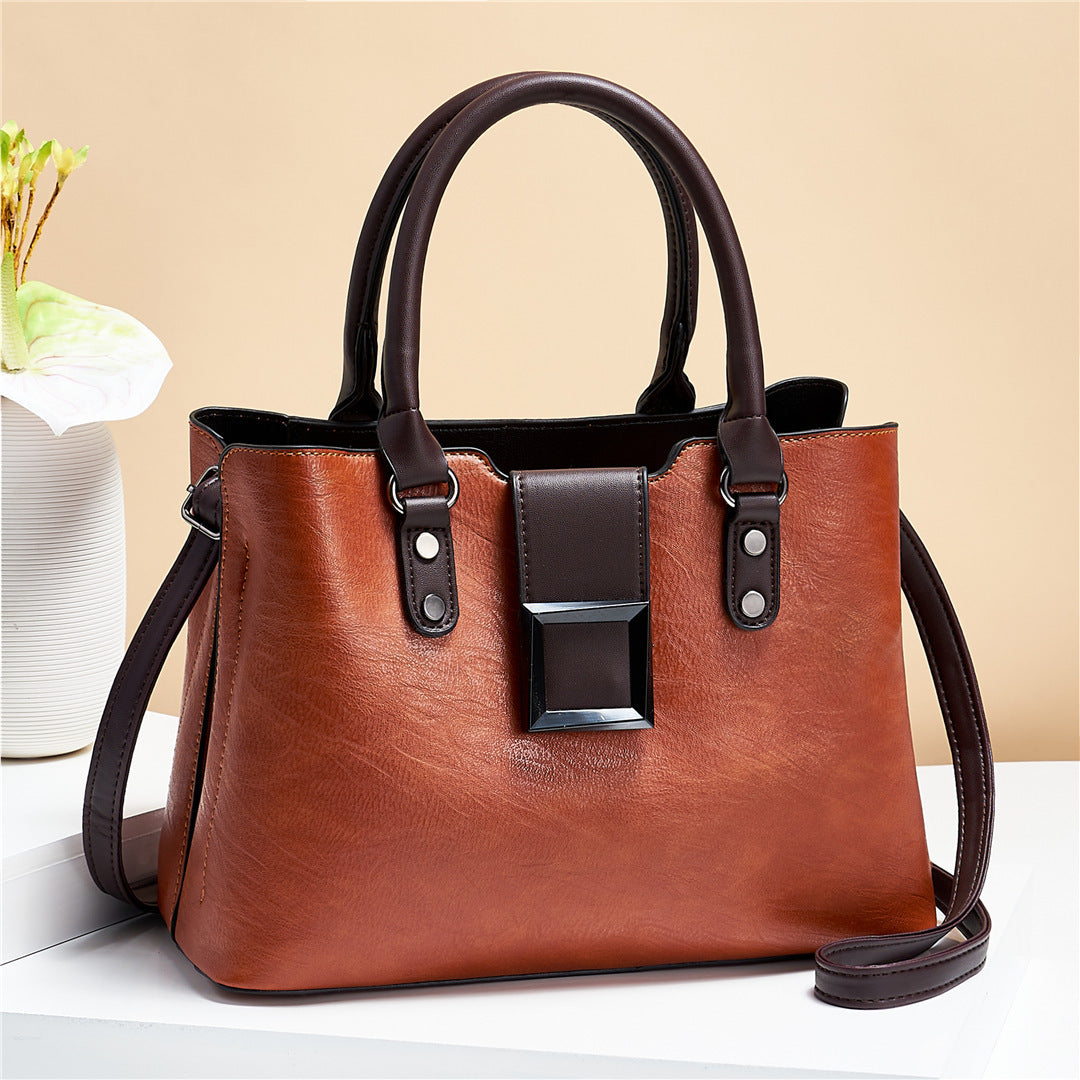 Chic and Functional PU Leather Tote Bag