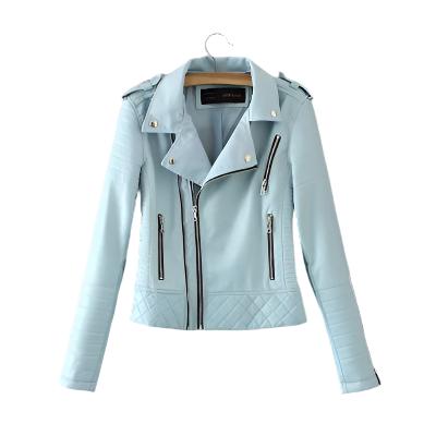 Edgy Style - Women's Faux Leather Moto Jacket