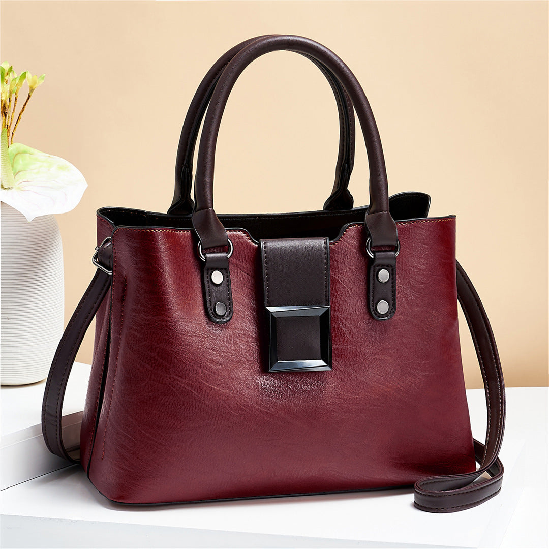 Chic and Functional PU Leather Tote Bag