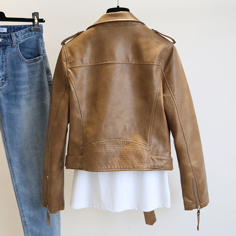Women's Classic Leather Moto Jackets: Elevate Your Style