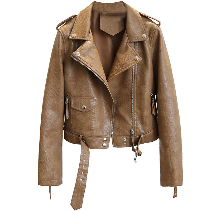 Women's Classic Leather Moto Jackets: Elevate Your Style
