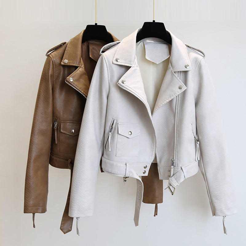 Women's Classic Leather Moto Jackets: Elevate Your Style